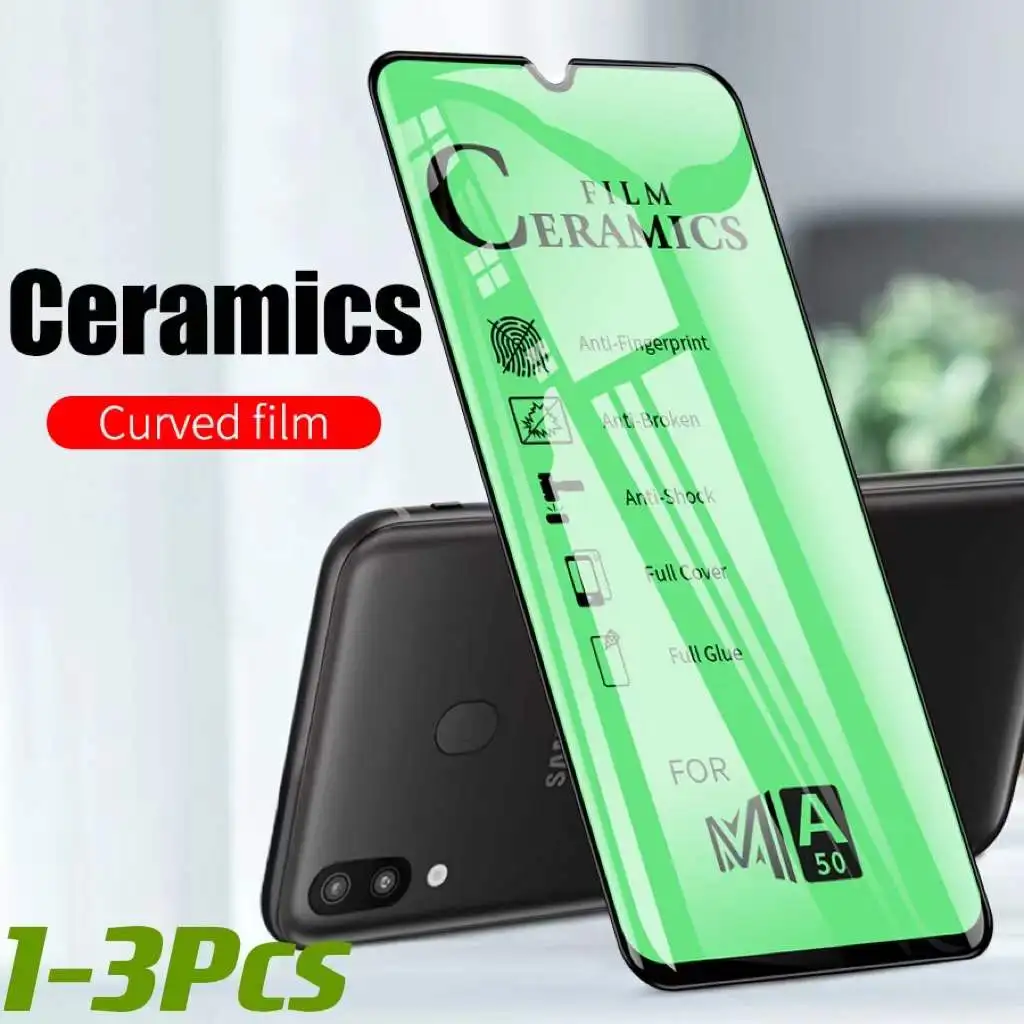 

Explosion-proof Ceramic Soft Film For Samsung Galaxy S21 Plus S20 FE A33 A53 A73 A52S A72 A13 A12 A32 A22 A21S Screen Protector