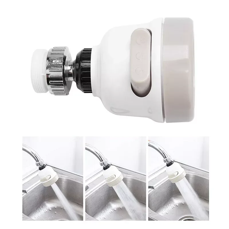 

New 360 Degree Rotatable Flexible Water Saving Faucet Sprayer Adjustable Faucet Water Saving Filter Tap Kitchen Gadgets