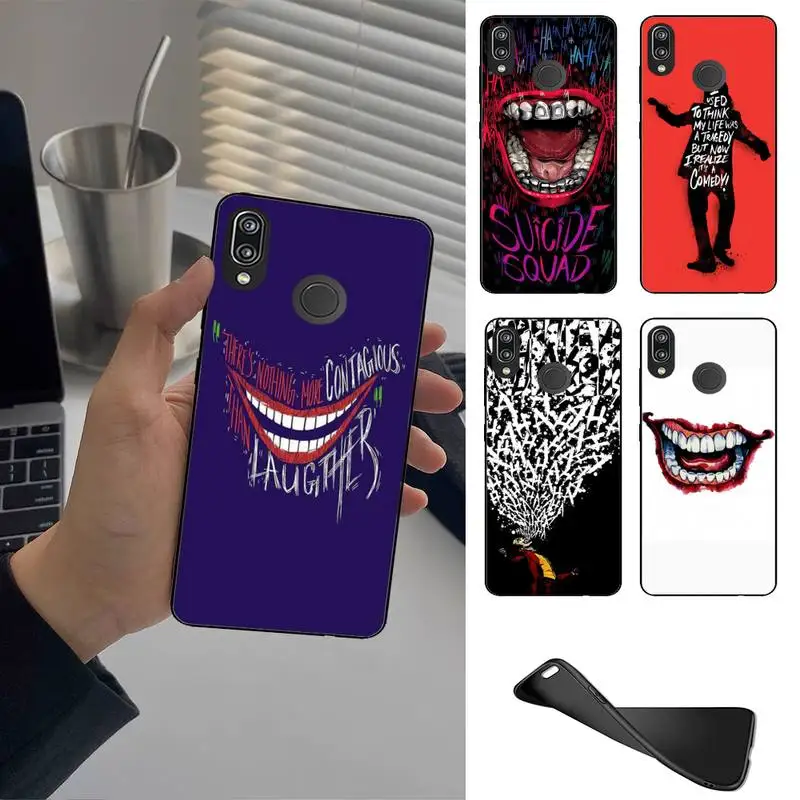 

Ha Ha Ha Joker Phone Case For HUAWEI P10 P20 P30 P40 Mate 30 40 Lite Pro Fundas Shell Cover