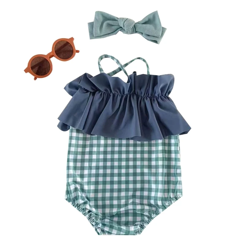 

Милый комплект одежды для детской фотографии, комбинезон для девочек, боди, головной убор, подарок для детского душа, реквизит