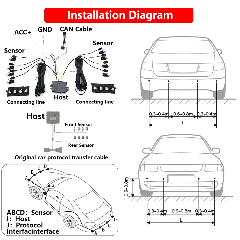 ZhuCamX для Lexus UX UX200 UX250h UX260h UX300e 2019 ~ 2025 автомобильный датчик парковки спереди и сзади