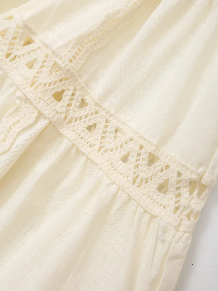 Юбка-миди Женская прямая крючком с завышенной талией на молнии