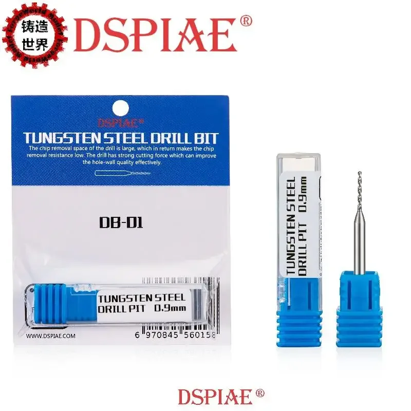 DSPIAE DB-01(08) Сверло из вольфрамовой стали 0 8 мм (1 шт.) Горячее предложение