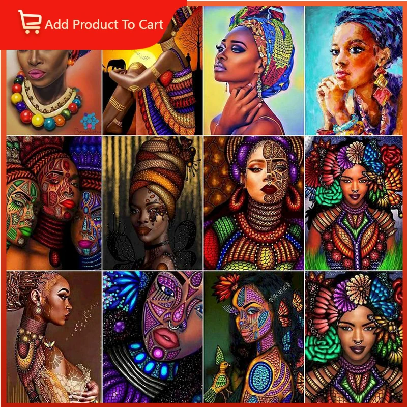

60x75cm DIY Oil Painting By Numbers Kits Figure Paint By Numbers On Canvas Frame Beauty Women Hand Painting Home Decor