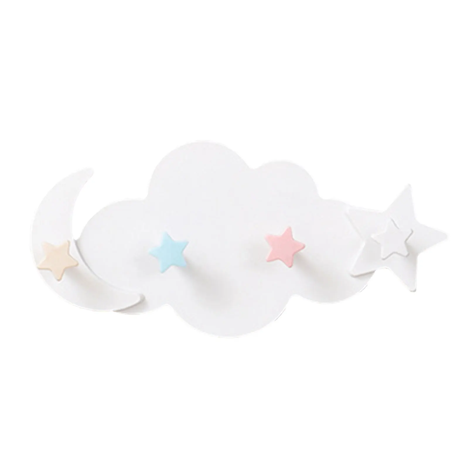 

Storage Hook Kitchen Star Bathroom Bedroom Cute Shape Wall Mounted Cloud Spatula Bag Hat Self Adhesive Hanger Towel Punch Free