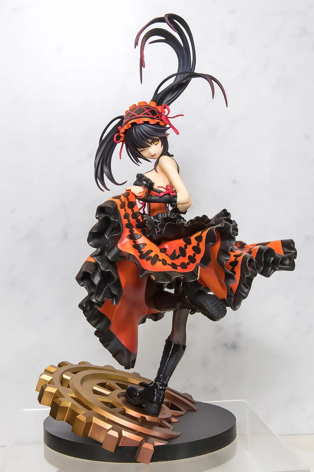 Фото 28 см популярное аниме Date A Live II Tokisaki Kurumi 1/8 издание красивая модель девушки коллекция ПВХ статические игрушки кукла №2