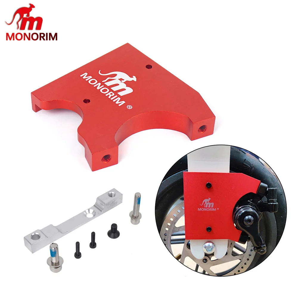 

Кронштейн Monorim MD RF для передних дисковых тормозов Xiaomi M365, специально для установки передних дисковых тормозов и задних моторов