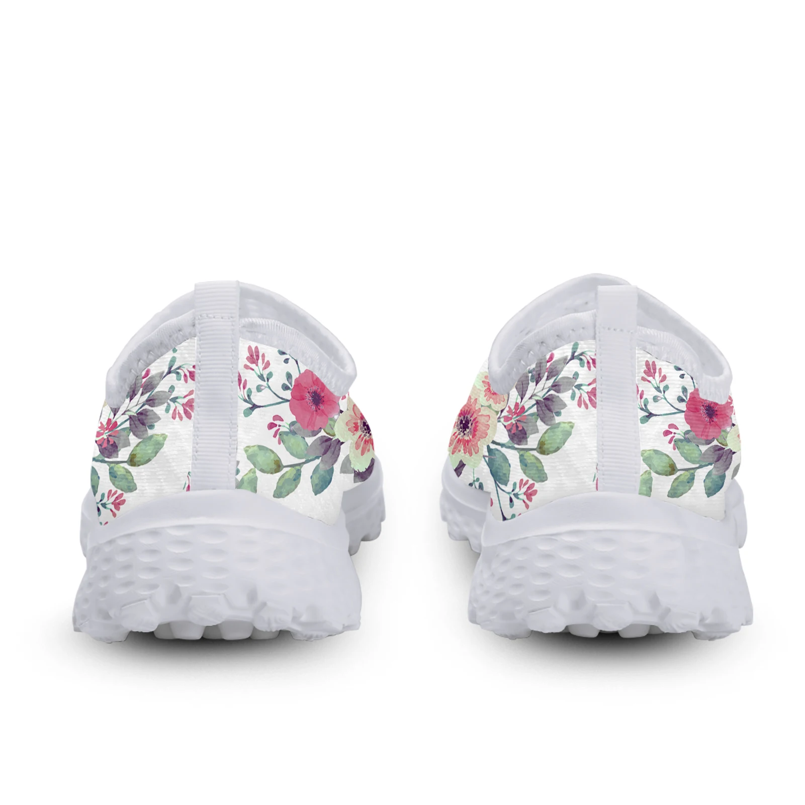 3D Cow Flower Design Casual Non-slip Shoes Summer Comfortable Lightweight Slip On Outdoor Popular Mesh Sneakers Zapatos Mujer