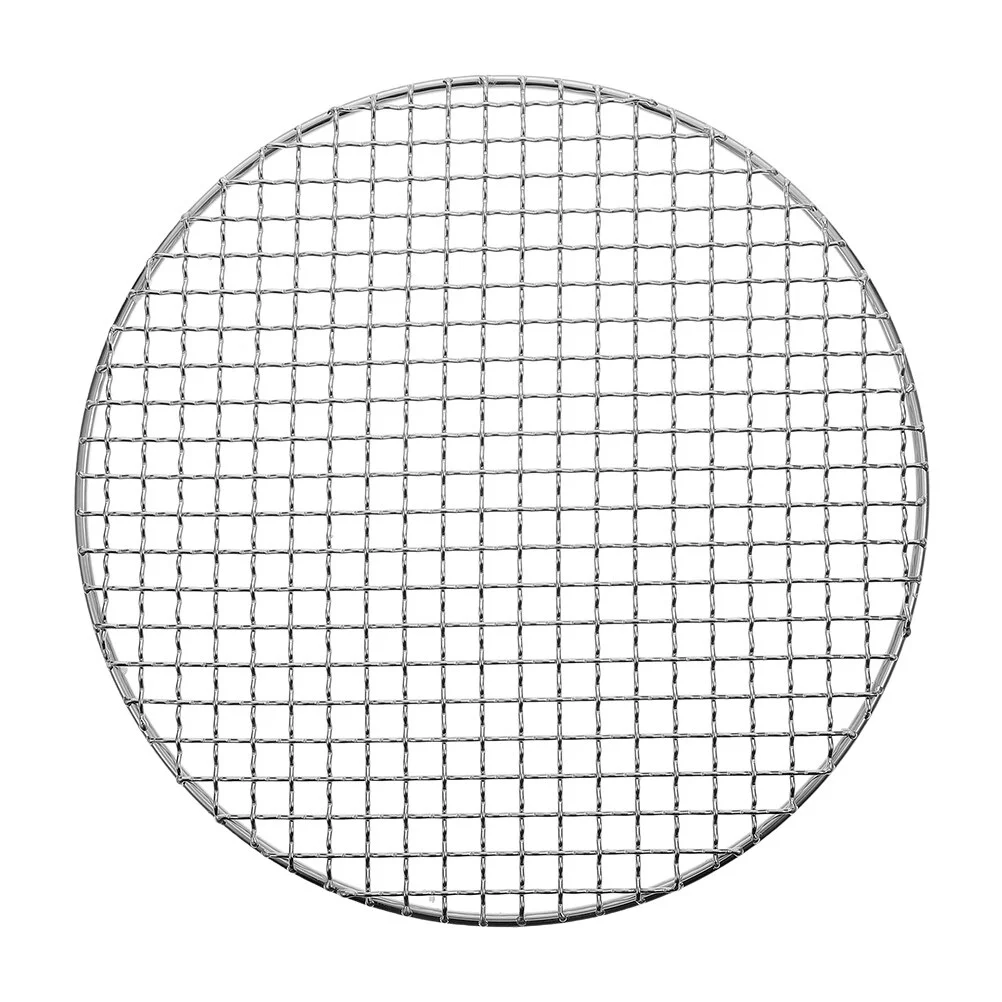 

Grill Mesh Net Round Barbecue Grate Cake Cooling Racks Grilling Accessories for Grilling Frying Dia 20CM Wire mesh