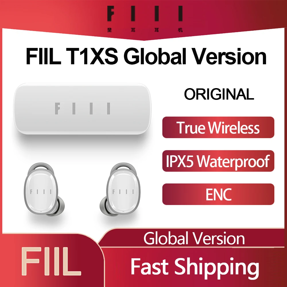 TWS-наушники FIIL T1XS IPX5 спортивные Bluetooth-наушники двойной микрофон шумоподавление |