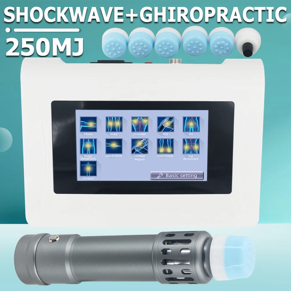 

Новый инструмент для хиропрактика Shockwave 2 в 1 для мужчин, устройство для ударно-волновой терапии, снятие боли, улучшение, массажер для тендинита