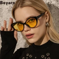 boyarn new steampunk fashion womens cat eye sunglasses ins net red personality street photography sunglasses beach glasses