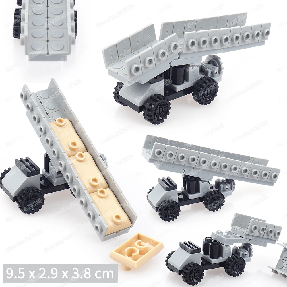 

Mini Military Delivery Vehicle Building Block Moc WW2 Figures Osprey Transportation Equipment Car Model Child Christmas Gift Toy