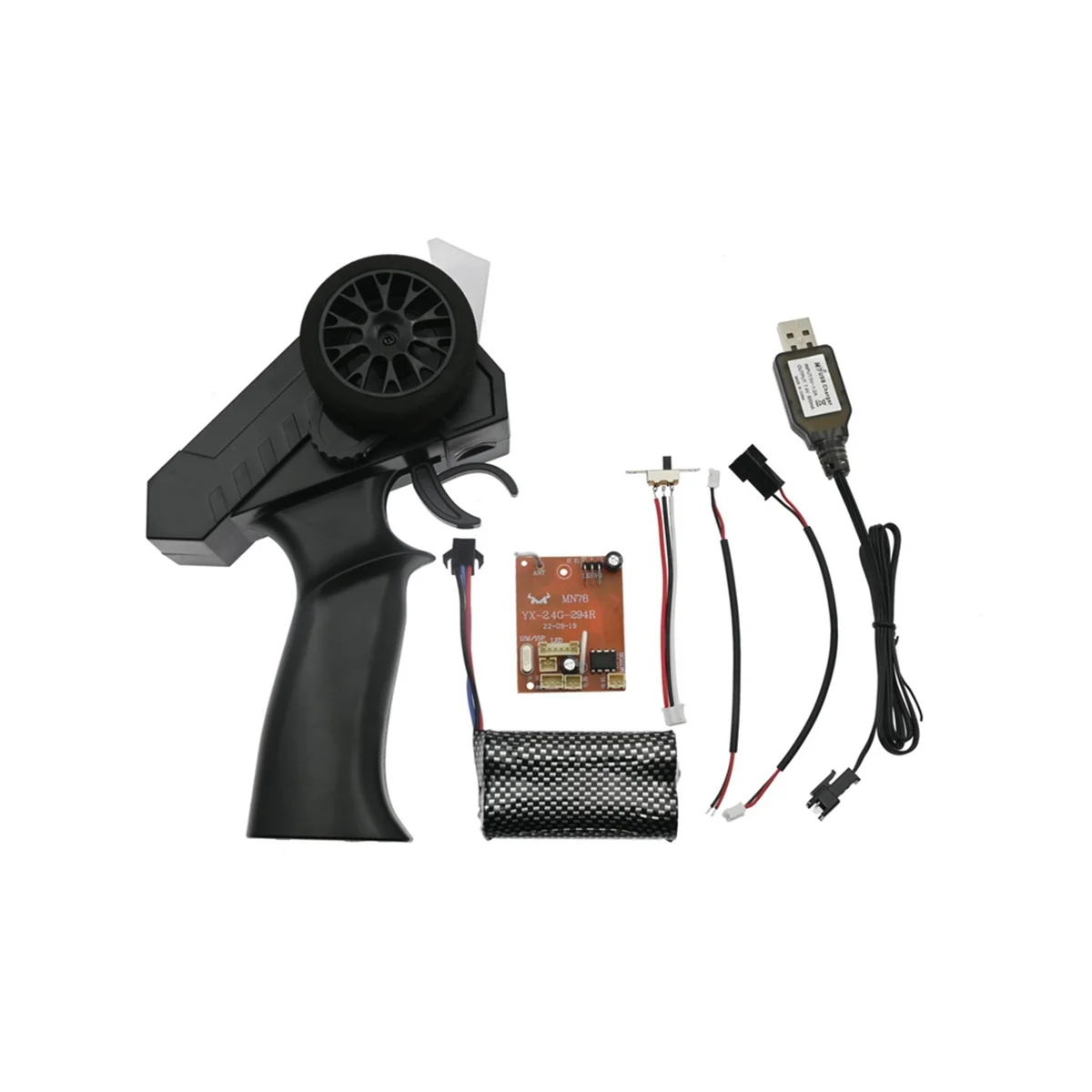 

Комплект передатчика 2,4G, аккумулятор приемника пульта дистанционного управления для MND90 MN99S MN78 MN86 MN45 WPL C14 C24 B14 B24 B36 радиоуправляемого автомобиля