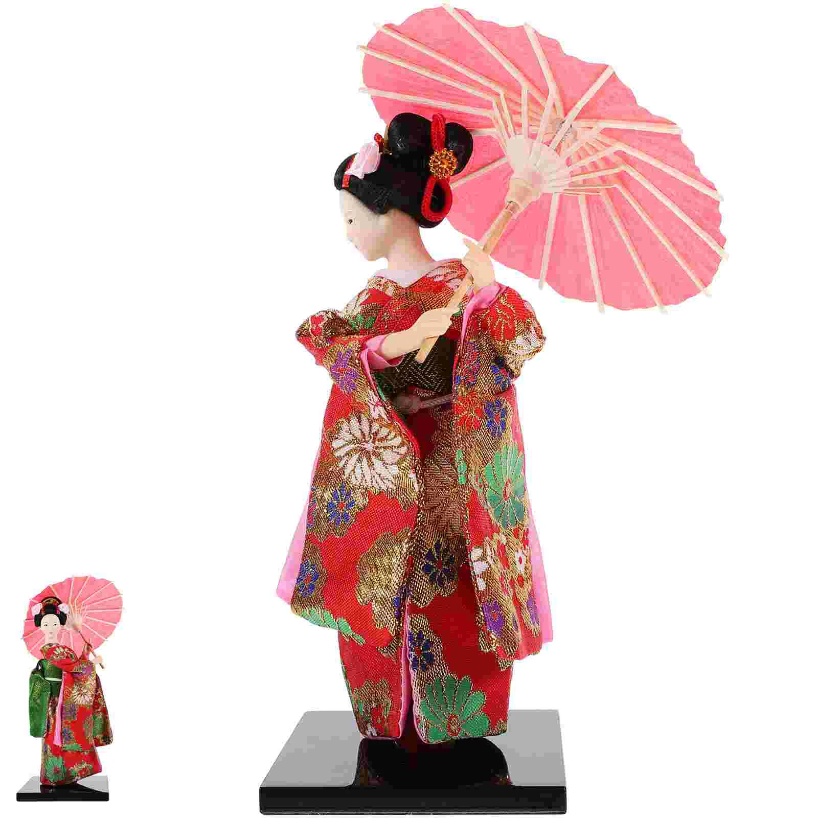 

Kimonos Decor Desktop Dolls Decoration Decorate Home Crafts Silk Japanese Ornament Housewarming Gift Gifts