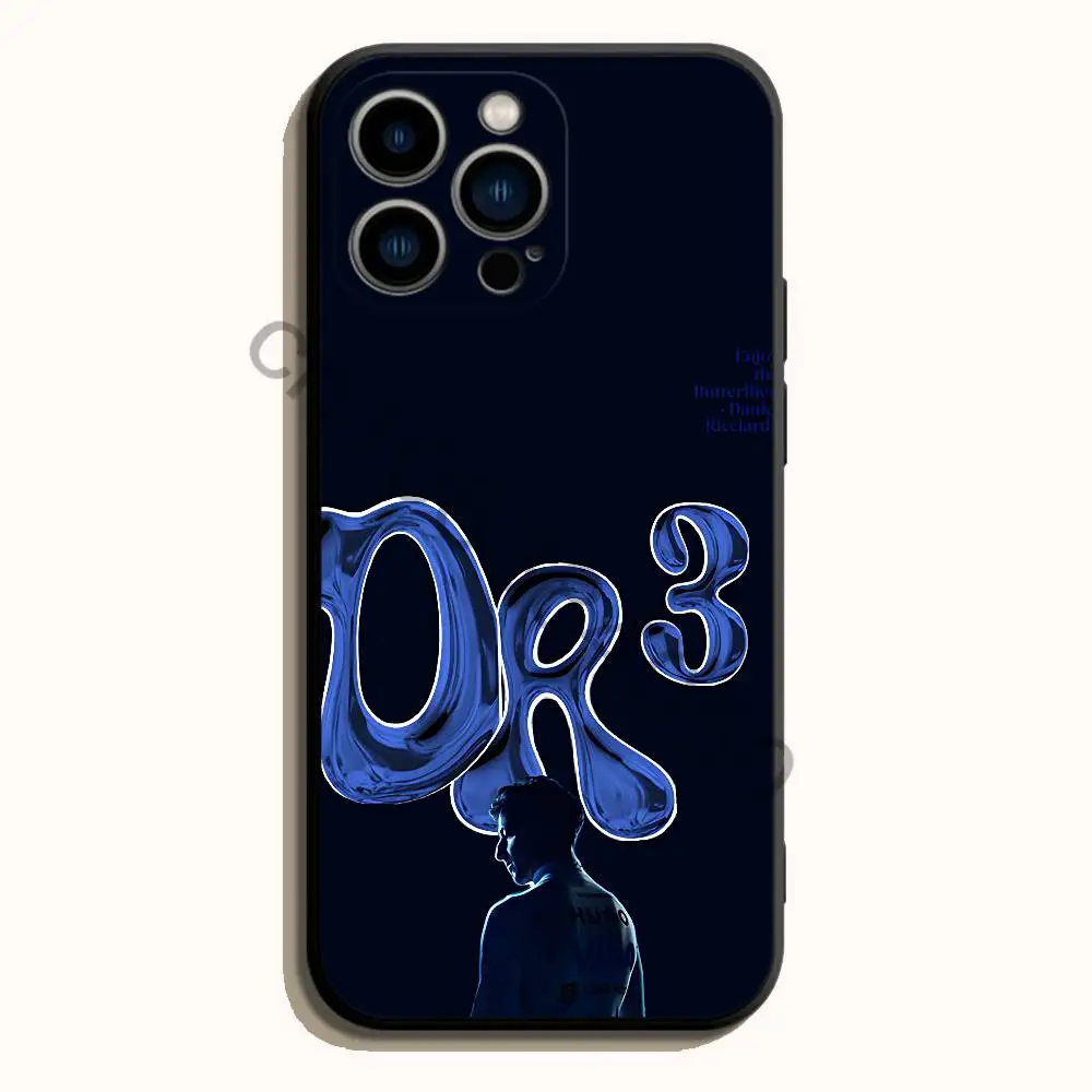 Чехол D-Daniel Driver R-Ricciardo 3 черный, мягкий, из ТПУ, для iPhone 17 16 15 14 13 12 11 Pro Max Plus E Mini, силиконовый чехол для телефона (art.: 3920dbe1f47fb) - 3920dbe1f47fb