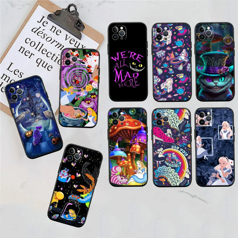 DA37 Disney Princess Alice Phone Case for OPPO A3 Pro A40 A60 A80 A55 A56 A96 A17 A31 A83 A91 F15 A92S A92 A72 A52