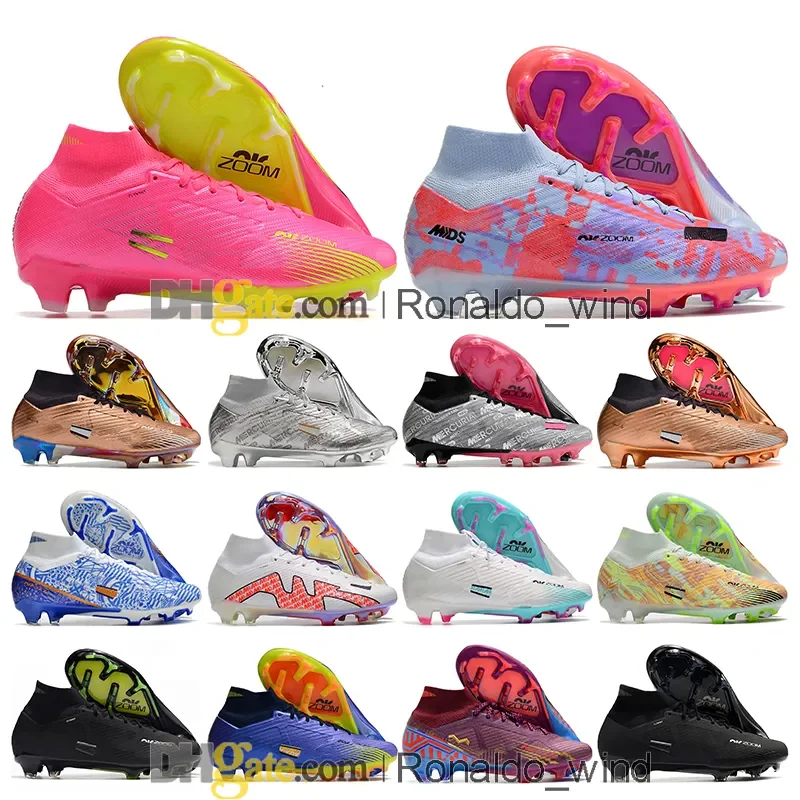 

Gift Bag Mens Womens Football Boots Ronaldo CR7 Superfly IX 9 Elite XXV FG Cleats Neymar ACC Mbappe Kids Boys Soccer Shoes
