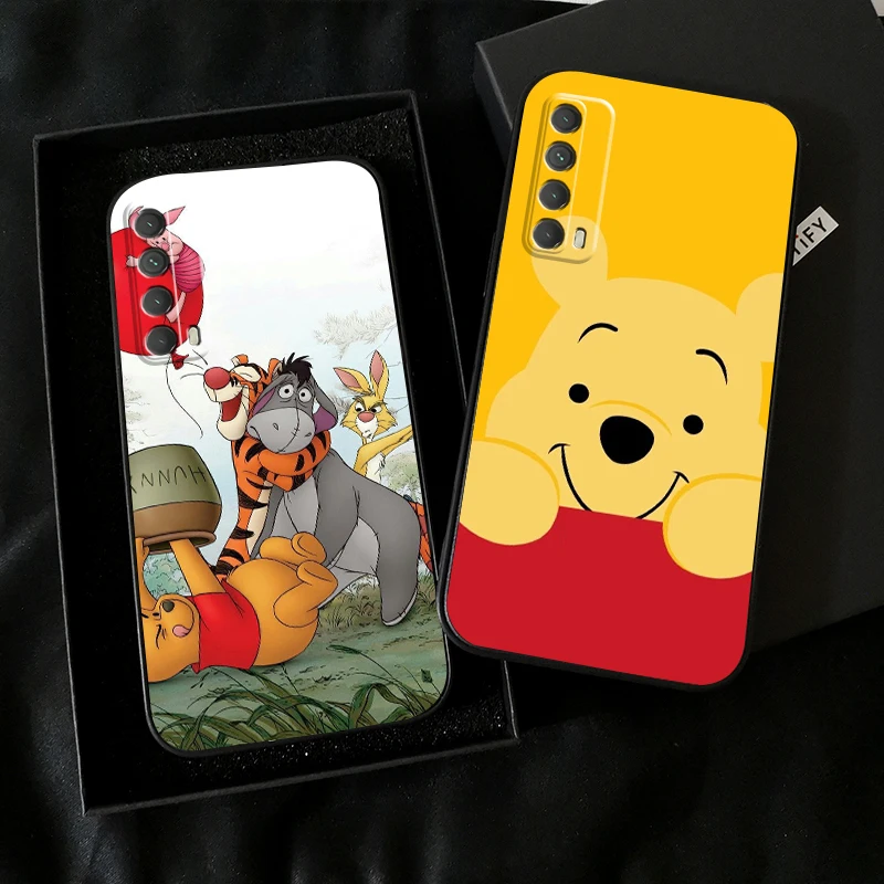

Disney Cartoon Winnie Bear Phone Case For Huawei Honor 10 V10 10i 10 Lite 20 V20 20i 20 Lite 30S 30 Lite Pro Liquid Silicon