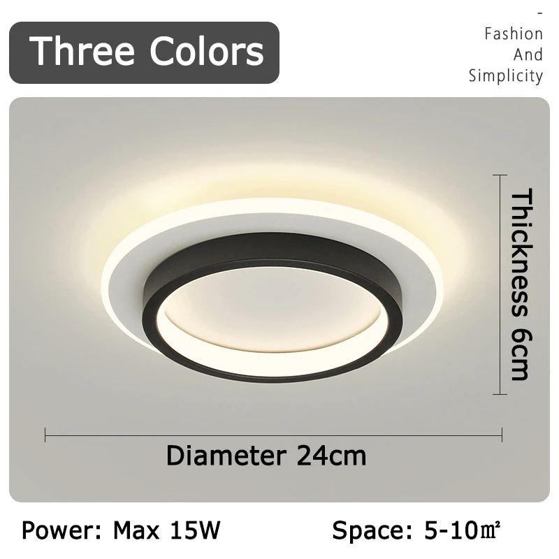 

Потолочный светодиодный светильник MARPOU 3 цвета