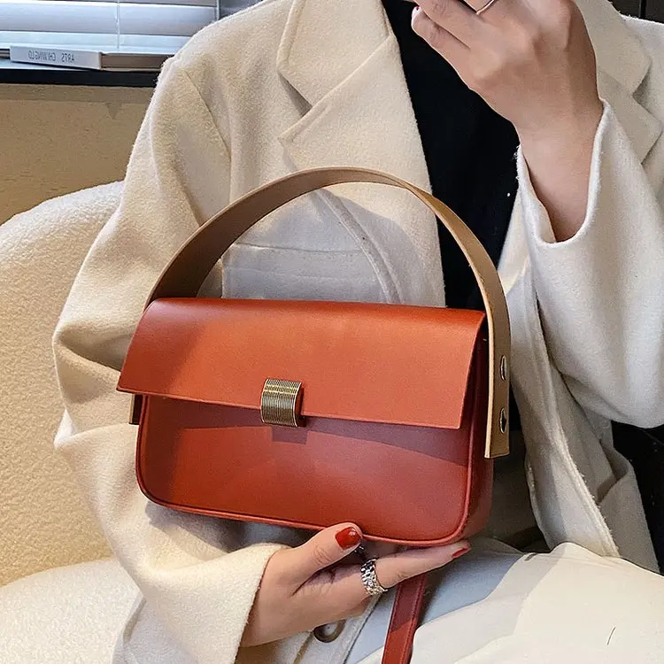 

2022 Hot Selling Ladies Shoulder Purses Crossbody Flap Bags PU Leather Small Handbags for Women