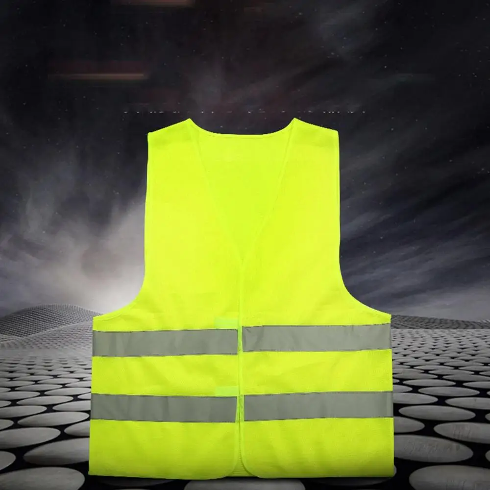 

Reflective Vest High Visibility Fluorescent Outdoor Safety Clothing Waistcoat Safety Vest Ventilate Vest