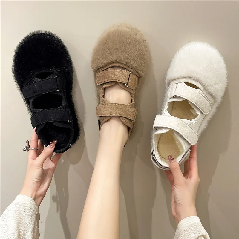 

Мокасины, лоферы, женская обувь с мехом, Осенние повседневные кроссовки с закрытым носком, Мокасины, платье, зимние, Осенние, резиновые, Basi