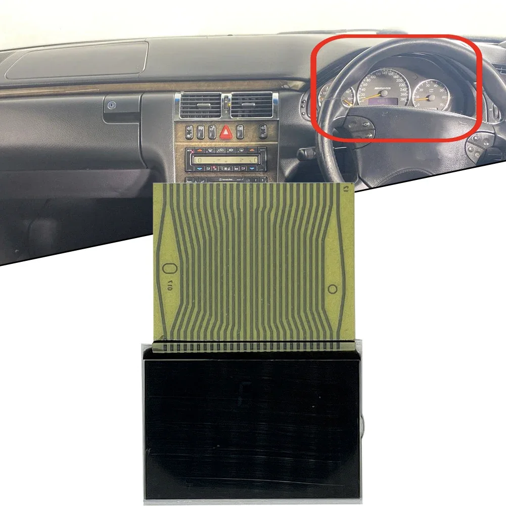 

ЖК-экран приборной панели, дисплей приборной панели, средний ЖК-экран для Mercedes-Benz W202 W210 W208 R170 1998-2002