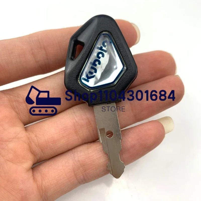 Ключ 459A с чипом для экскаватора Kubota U15/30/135/155/161/163 ELI80-0101 RC411-53933 RC461-53930