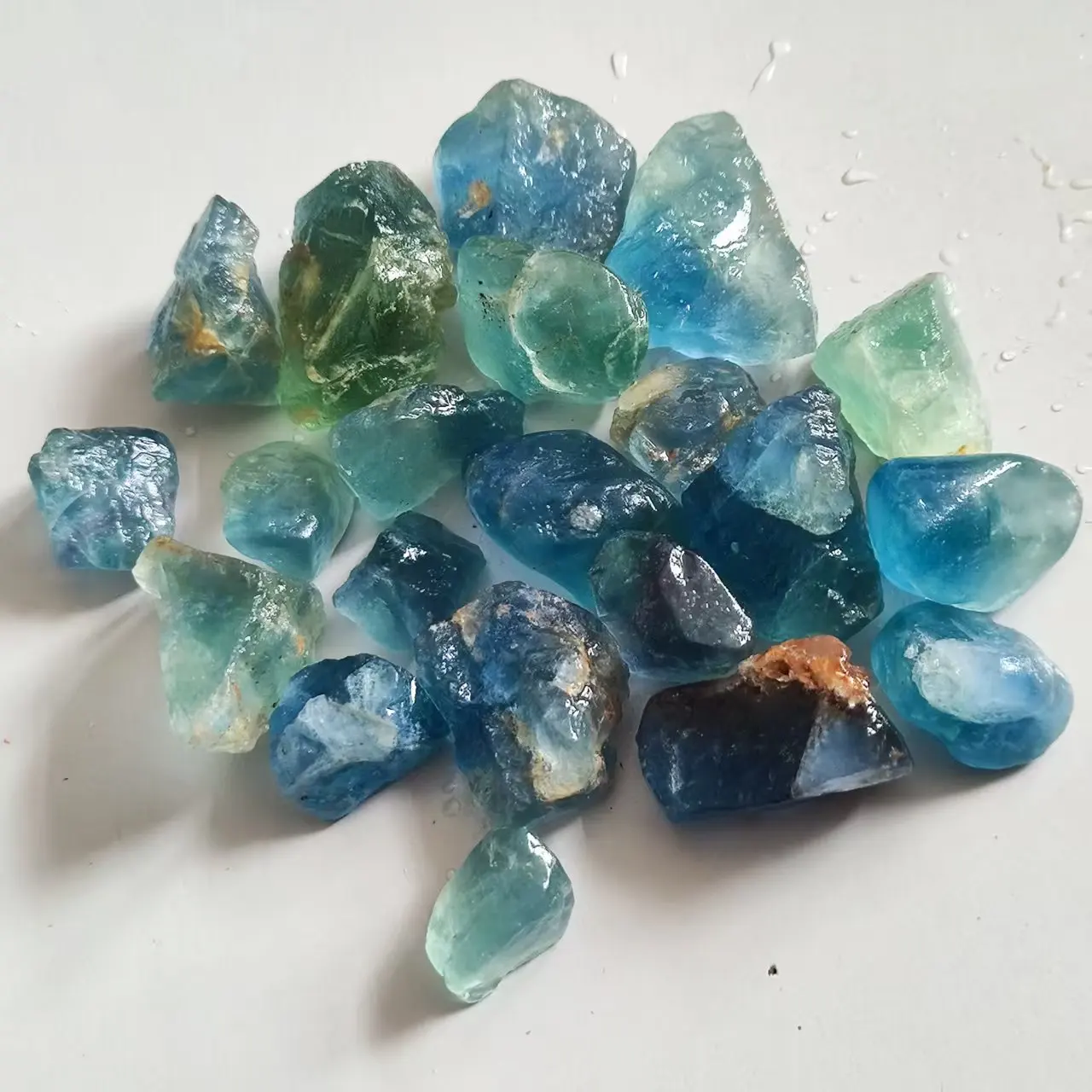 

Синий зелёный флюорит