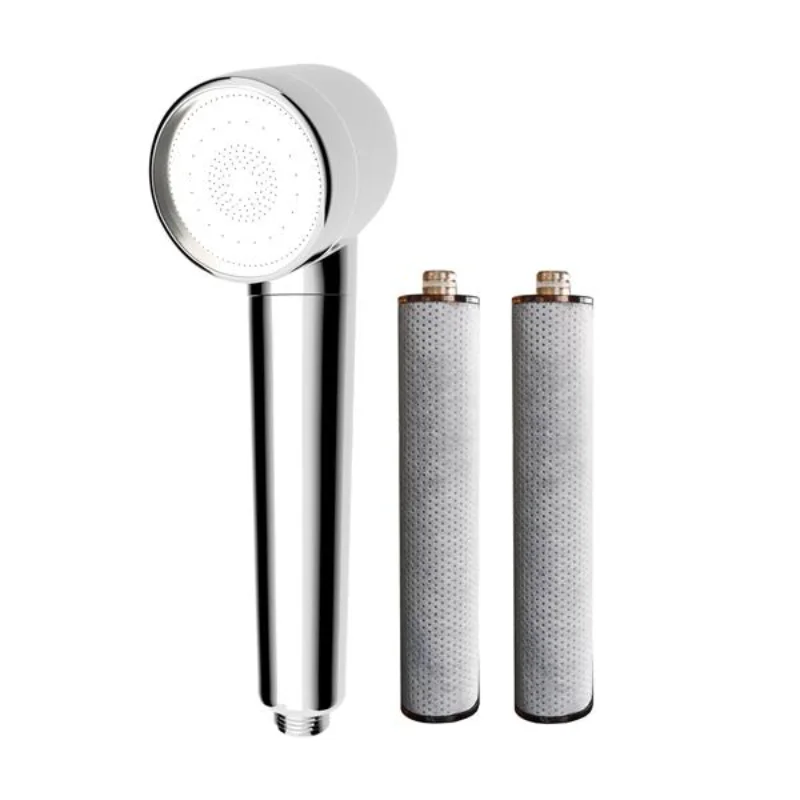 

Pressurized Beauty Shower Filter Head SPA Handled Sprinkling Shower Nozzle with Carbon Fiber Filter