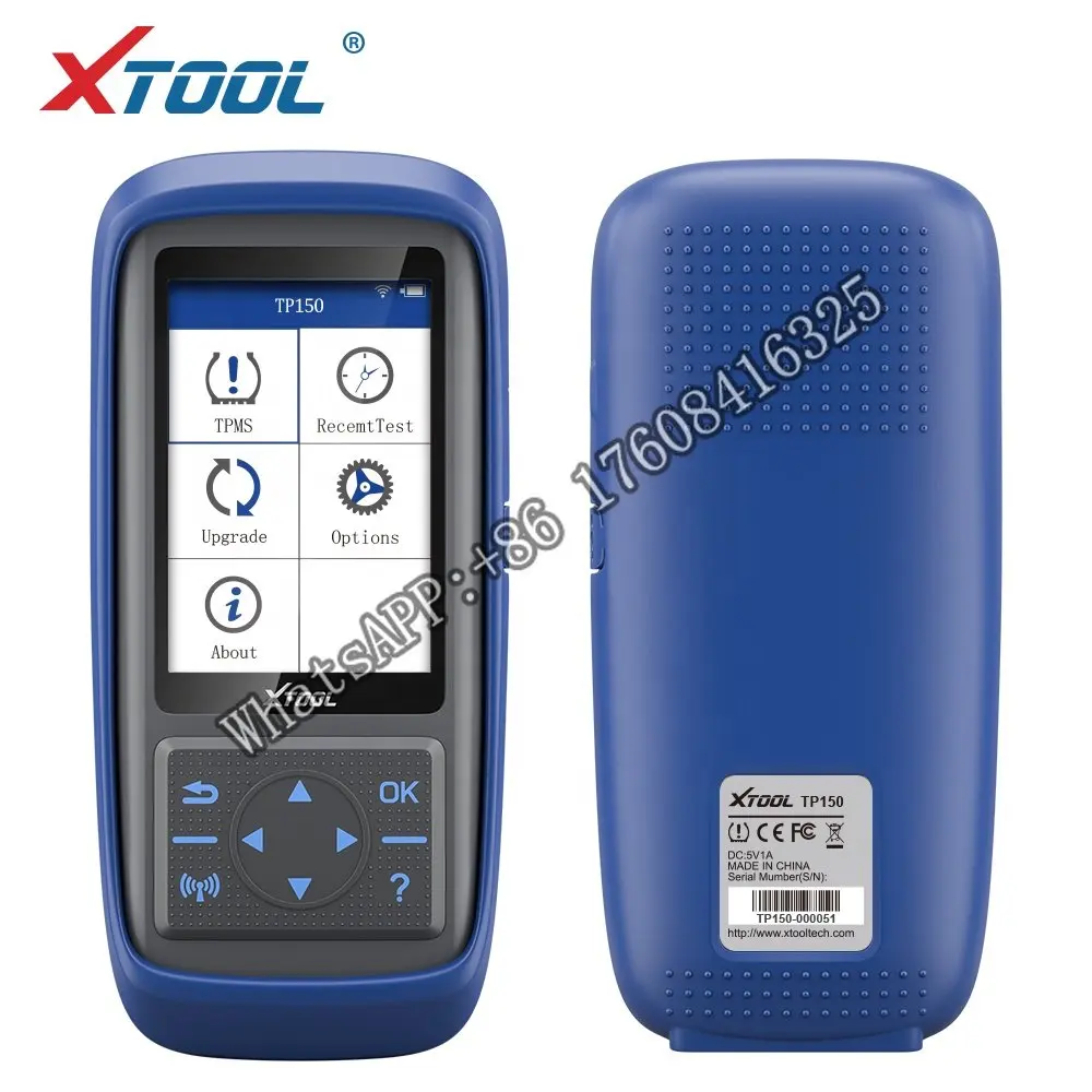 

XTOOL TP150 car Tire Pressure Monitoring System OBD2 TPMS Diagnostic Scanner Tool TPMS Program with 315&433 MHZ Sensor