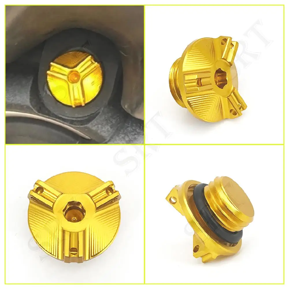 

Fit For Yamaha T-MAX 530 XP 500 TMAX Motorcycle Accessories Engine Oil Filter Cap Screw Plug TMAX530 XP530 DX SX 2008-2019