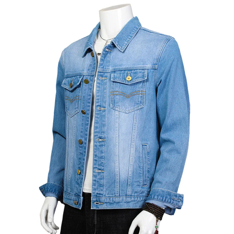 Men's Denim Jacket Autumn high quality 