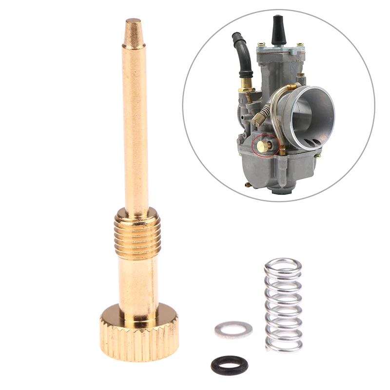 

1 комплект мотоциклетный карбюратор, воздушный топливный смеситель, регулирующий винт, совместимый с PWK 21-34