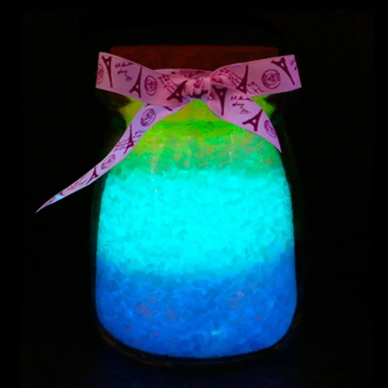 10 г светящийся песок для сада парка дороги флуоресцентный украшение сделай сам