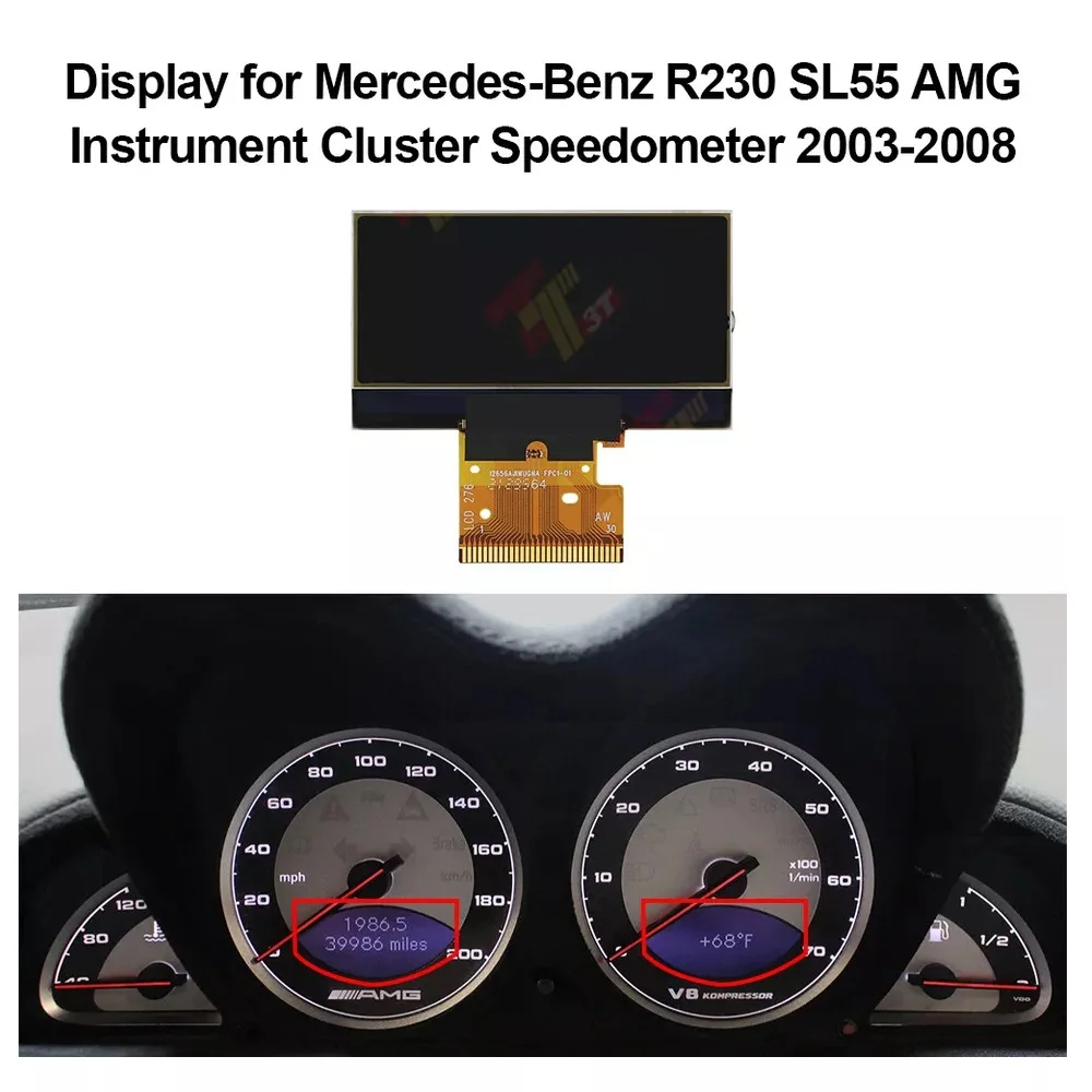 Приборный кластер с ЖК-дисплеем для Mercedes Benz R230 SL350 SL500 SL600 SL55 AMG спидометр