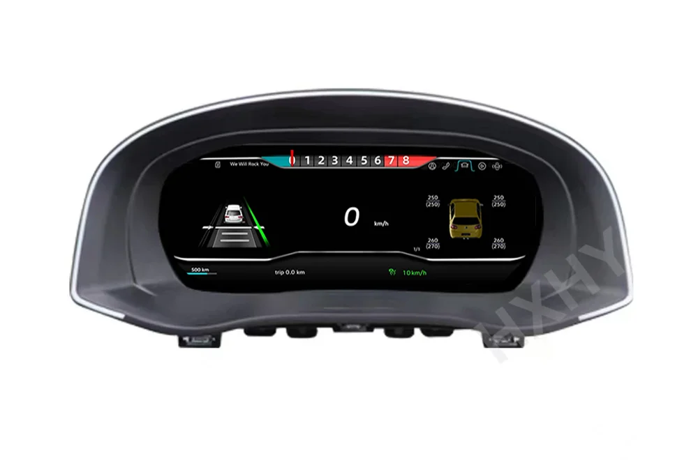 Фото Цифровая ЖК-панель приборов (виртуальный кокпит) с CarPlay для Volkswagen Passat (американская версия) – экран приборной панели №5