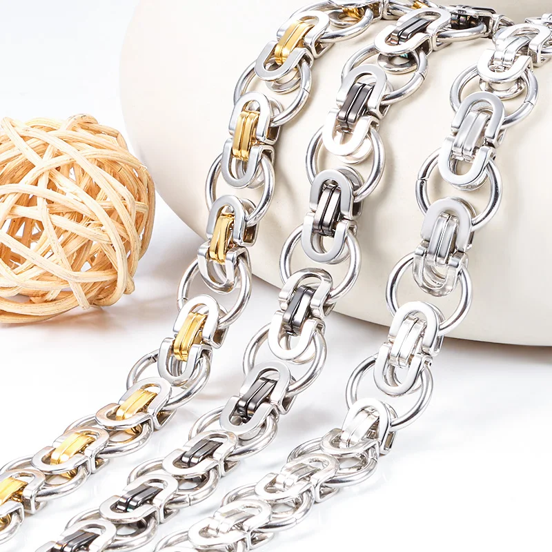 Цепочка Из Нержавеющей Стали для бижутерии Круглый аксессуар сделай сам