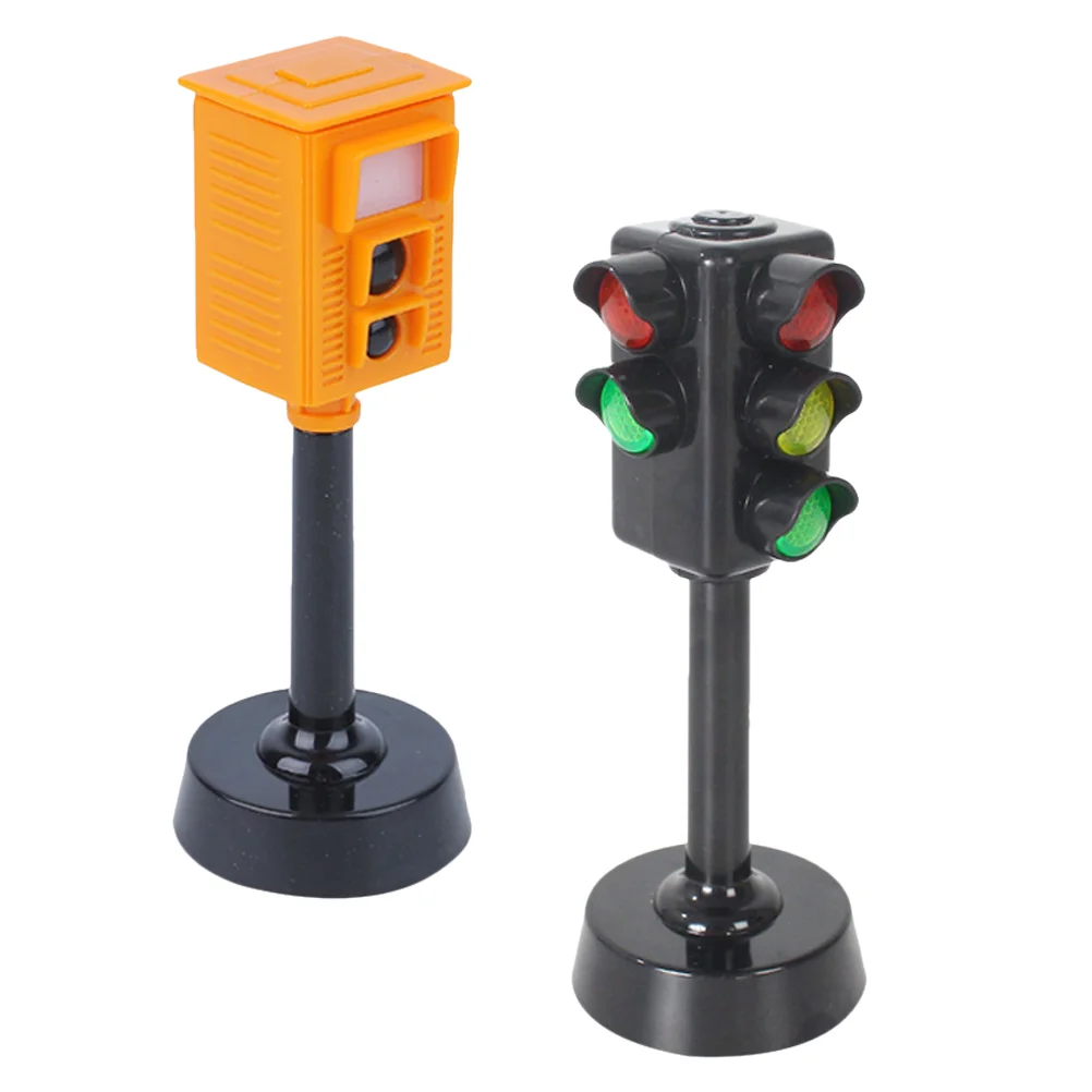 2 шт. светофор детские игрушки знаки мини-дорожная образовательная пластиковая