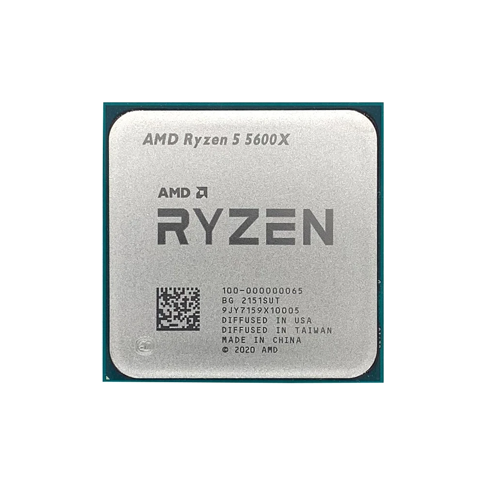 Процессор AMD Ryzen 5 5600X R5 3 7 ГГц шестиядерный двенадцатипоточный процессор 7NM 65 Вт L3 =