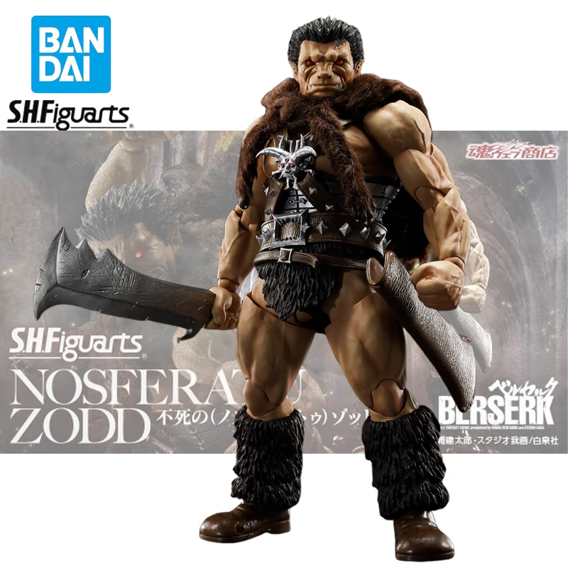 Оригинальная Bandai S.H.Figuarts Berserk Nosferatu Zodd натуральная фигурка Коллекционная модель
