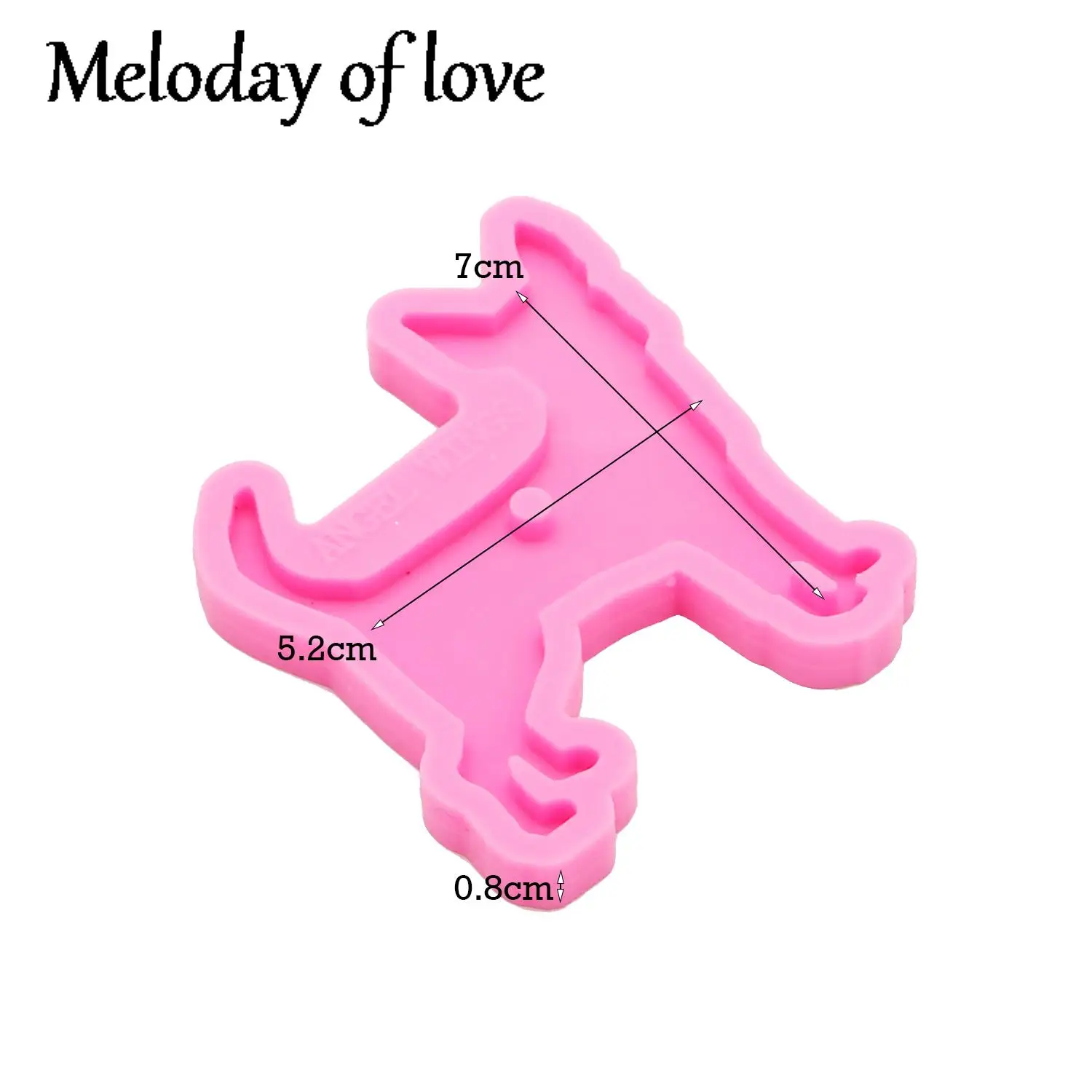 Блестящие различные формы для собак брелков DIY эпоксидная смола брелки