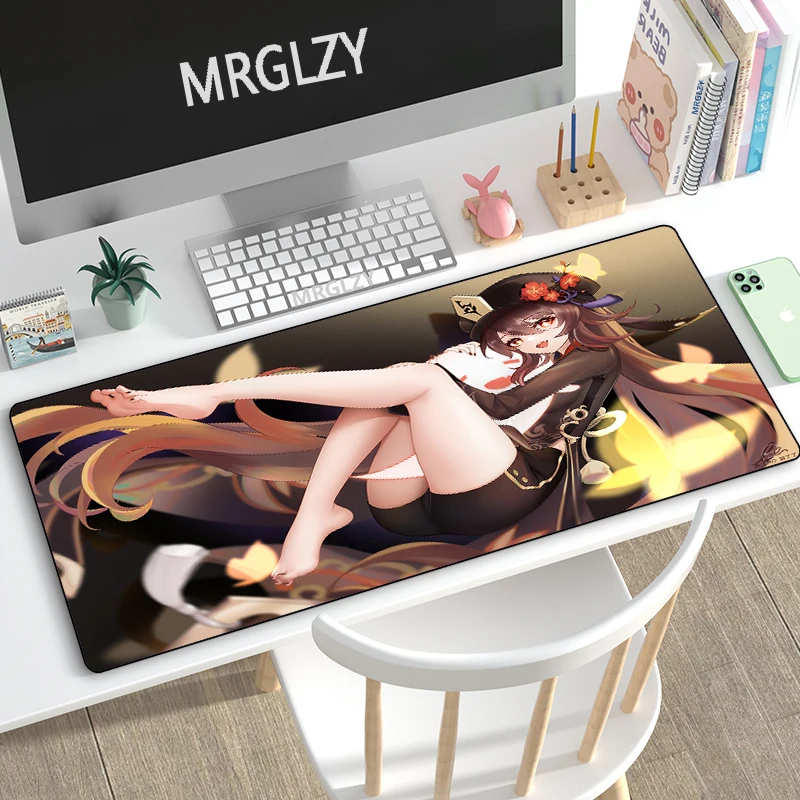 

Genshin Impact GANYU Mouse Pad Large Mousepad XXL Gaming Accessoroes MouseMats Cute Sexy Carpet Rug Laptop Gamer Desk Mat for PC