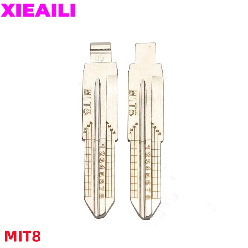 

XIEAILI 5 шт. NO.5 MIT8 гравировка линии ключа лезвие резки зубов нерезка ключа лезвие для Mitsubishi S808