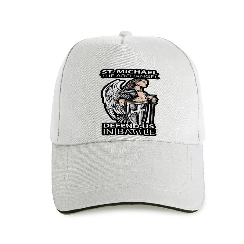 

new cap hat St Michael The Archangel Defend Us By Battle, Saints Angel Catholic Men's Baseball Cap