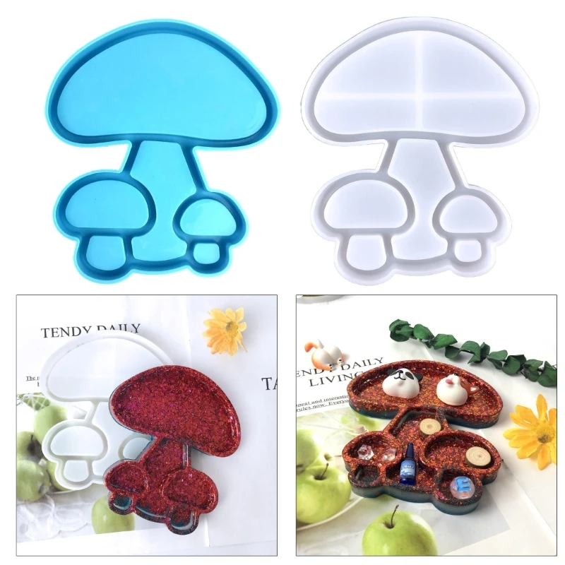 

Форма для хранения грибов, силиконовая форма, контейнер для ювелирных изделий, литье из смолы, форма для DIY украшение для дома, легко моется 124A