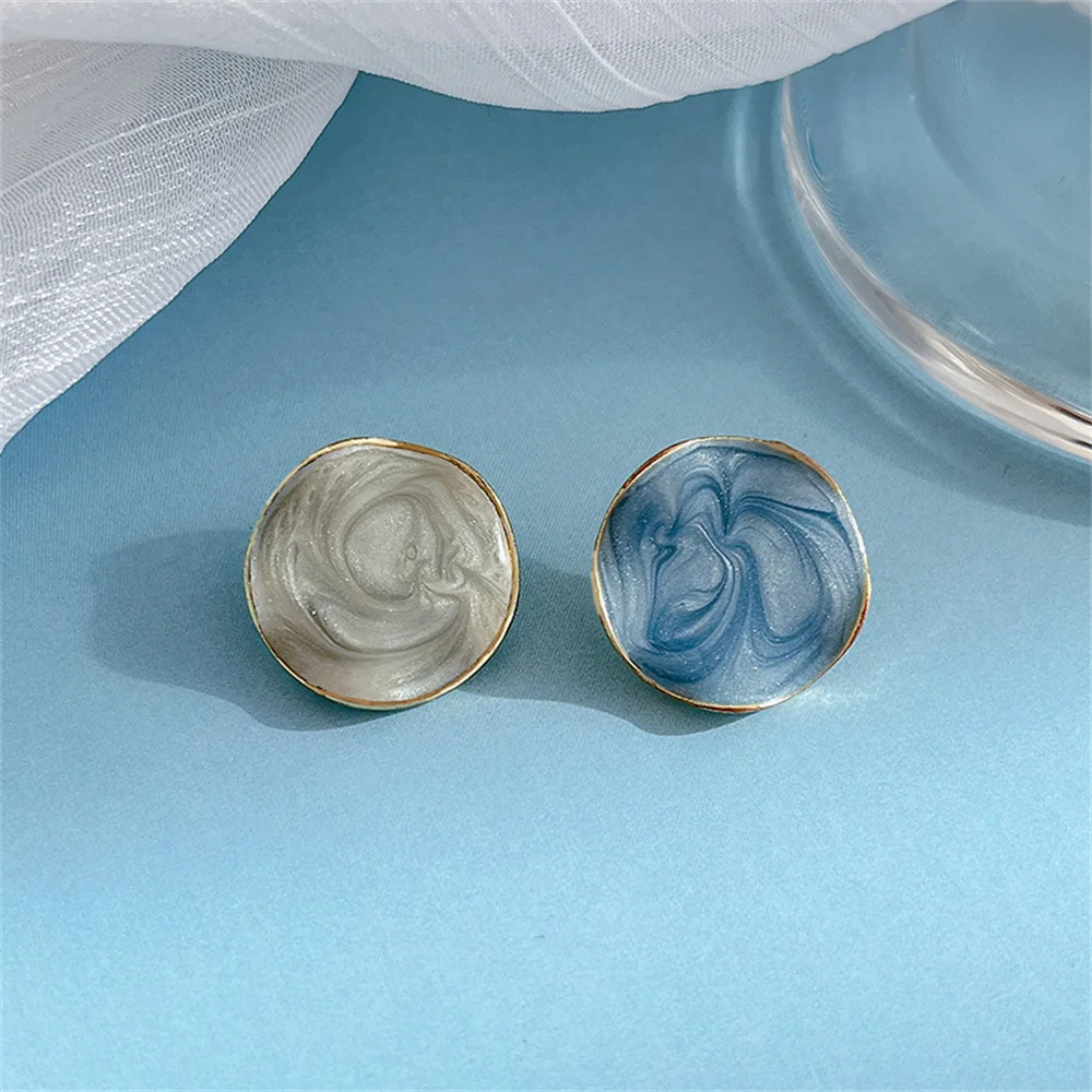 Новые яркие серьги в европейском и американском стиле роскошные женские синем