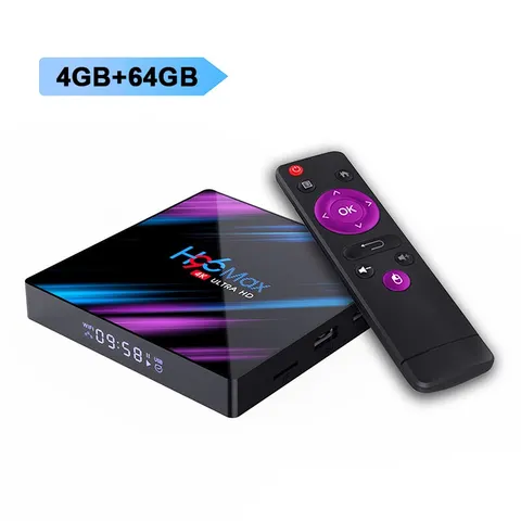 H96MAX RK3318 Android Set Top BOX 10.0 2,4G и 5G Dual WiFi BT4.0 Google Play Youtube Smart TV Box LAN 100M H96MAX TV Box