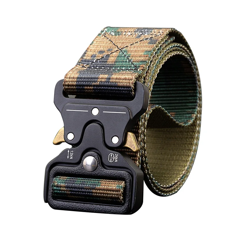 

Fashion Men Belt Metal Male Tactical Men's Belt Military Canvas Belts Big Size Outdoor Sport Tactical Military Nylon Belts